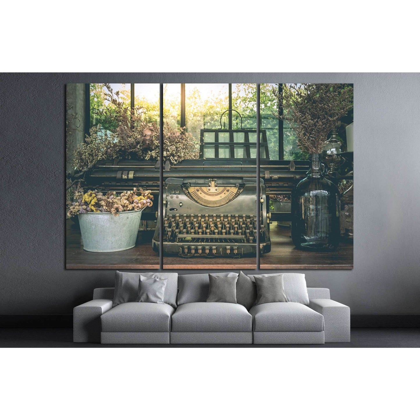 Vintage ornaments №1071 Ready to Hang Canvas Print - Zellart Canvas Prints ALL_Products, s-1071