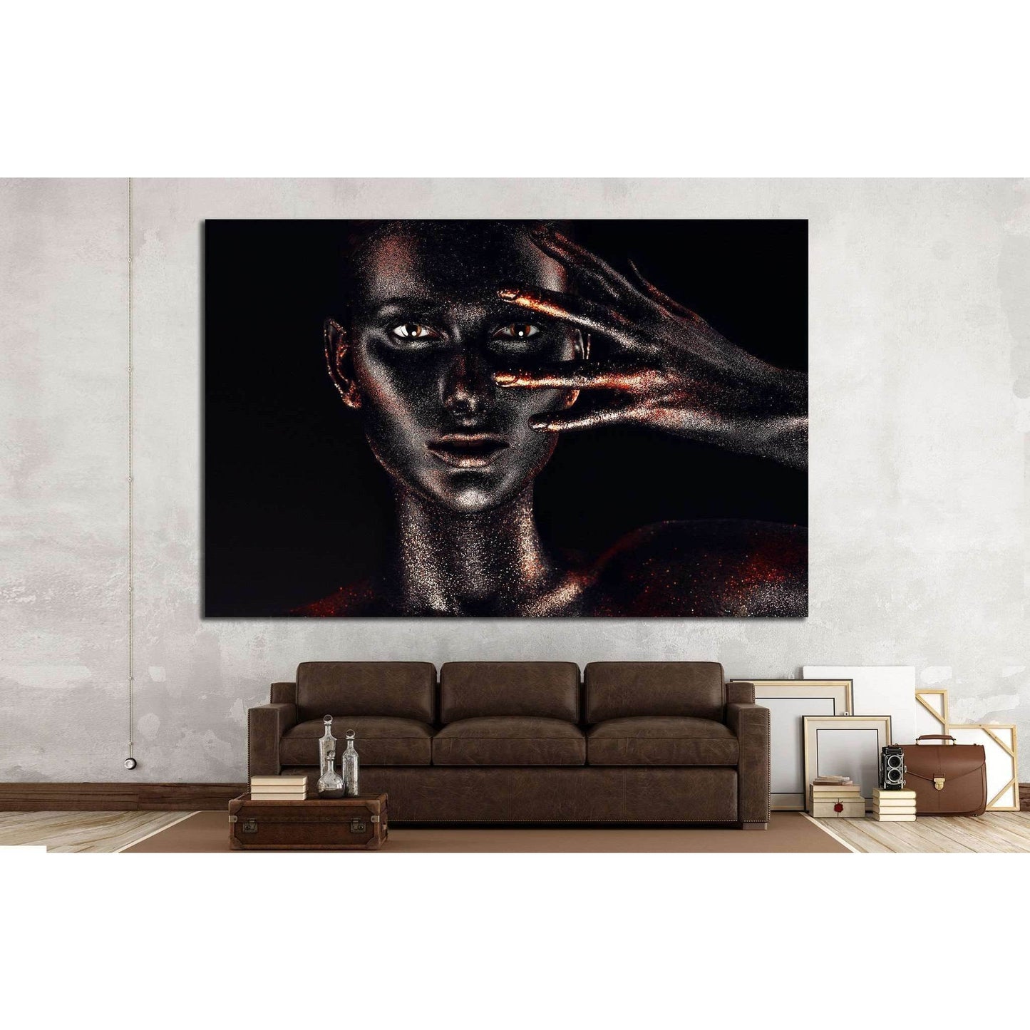 woman in black paint body №746 Ready to Hang Canvas PrintCanvas art arrives ready to hang, with hanging accessories included and no additional framing required. Every canvas print is hand-crafted, made on-demand at our workshop and expertly stretched arou
