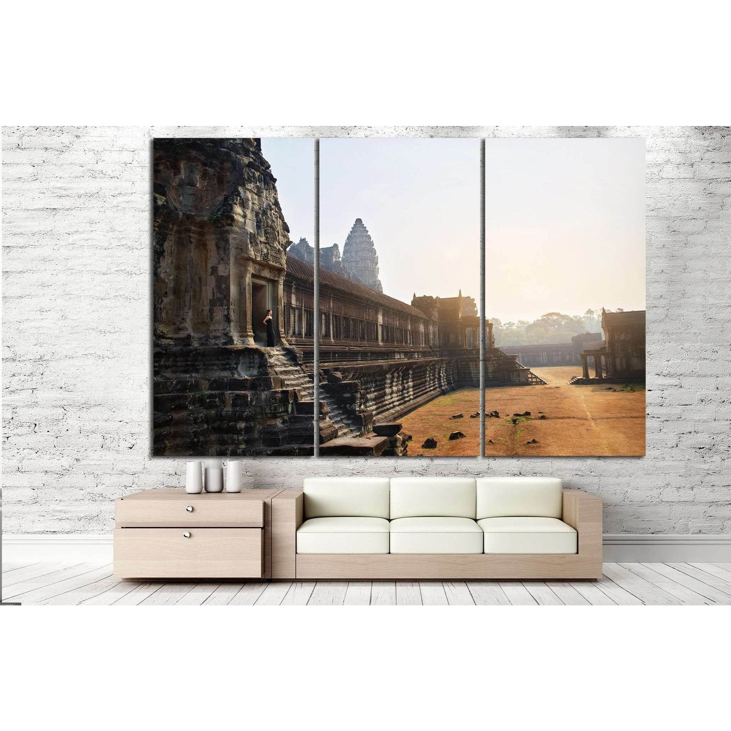 World Largest Religious Monument, Asia №860 Ready to Hang Canvas Print - Zellart Canvas Prints ALL_Products, s-860