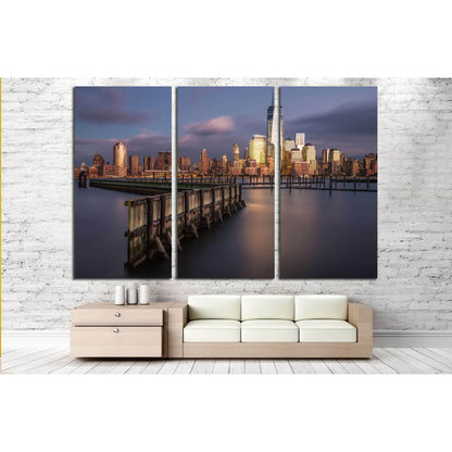 World Trade Center from Newport, Jersey City №2637 Ready to Hang Canvas PrintCanvas art arrives ready to hang, with hanging accessories included and no additional framing required. Every canvas print is hand-crafted, made on-demand at our workshop and exp