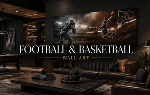 Football & Basketball Wall Art
