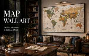 World Map Wall Art