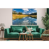 Beautiful Day In Mountain №SL1593 Ready to Hang Canvas Print