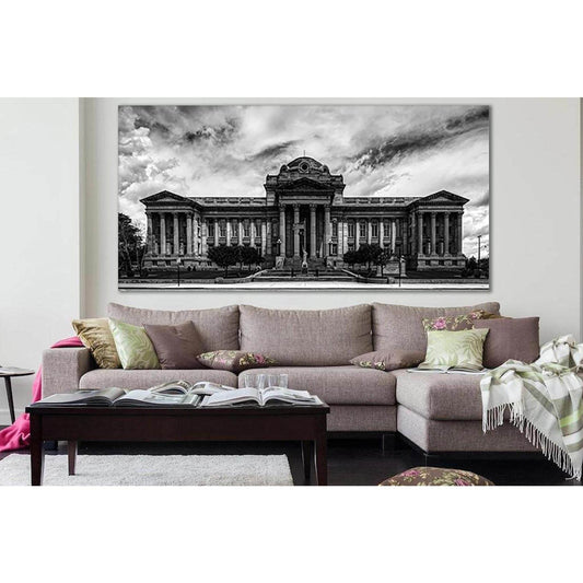 Pueblo County Courthouse Black End White №SL865 Ready to Hang Canvas PrintCanvas art arrives ready to hang, with hanging accessories included and no additional framing required. Every canvas print is hand-crafted, made on-demand at our workshop and expert