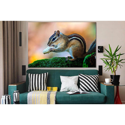 Little Chipmunk With Nuts №SL1516 Ready to Hang Canvas PrintCanvas art arrives ready to hang, with hanging accessories included and no additional framing required. Every canvas print is hand-crafted, made on-demand at our workshop and expertly stretched a