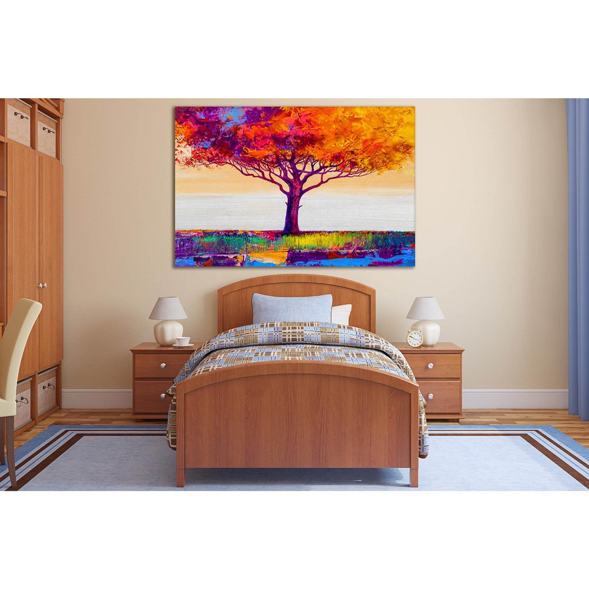 Colorful Abstract Tree №SL600 Ready to Hang Canvas PrintCanvas art arrives ready to hang, with hanging accessories included and no additional framing required. Every canvas print is hand-crafted, made on-demand at our workshop and expertly stretched aroun
