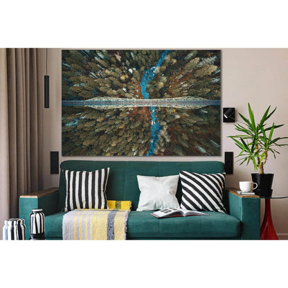 Railway Bridge Top View №SL1145 Ready to Hang Canvas PrintCanvas art arrives ready to hang, with hanging accessories included and no additional framing required. Every canvas print is hand-crafted, made on-demand at our workshop and expertly stretched aro