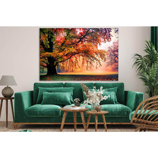 Tree In Misty Autumn Park №SL808 Ready to Hang Canvas PrintCanvas art arrives ready to hang, with hanging accessories included and no additional framing required. Every canvas print is hand-crafted, made on-demand at our workshop and expertly stretched ar