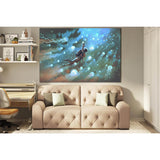 Astronaut With Jellyfishes In Space №SL1252 Ready to Hang Canvas Print