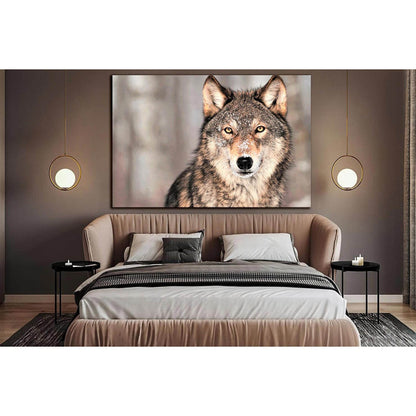 Portrait Of A Gray Wolf №SL1550 Ready to Hang Canvas PrintCanvas art arrives ready to hang, with hanging accessories included and no additional framing required. Every canvas print is hand-crafted, made on-demand at our workshop and expertly stretched aro