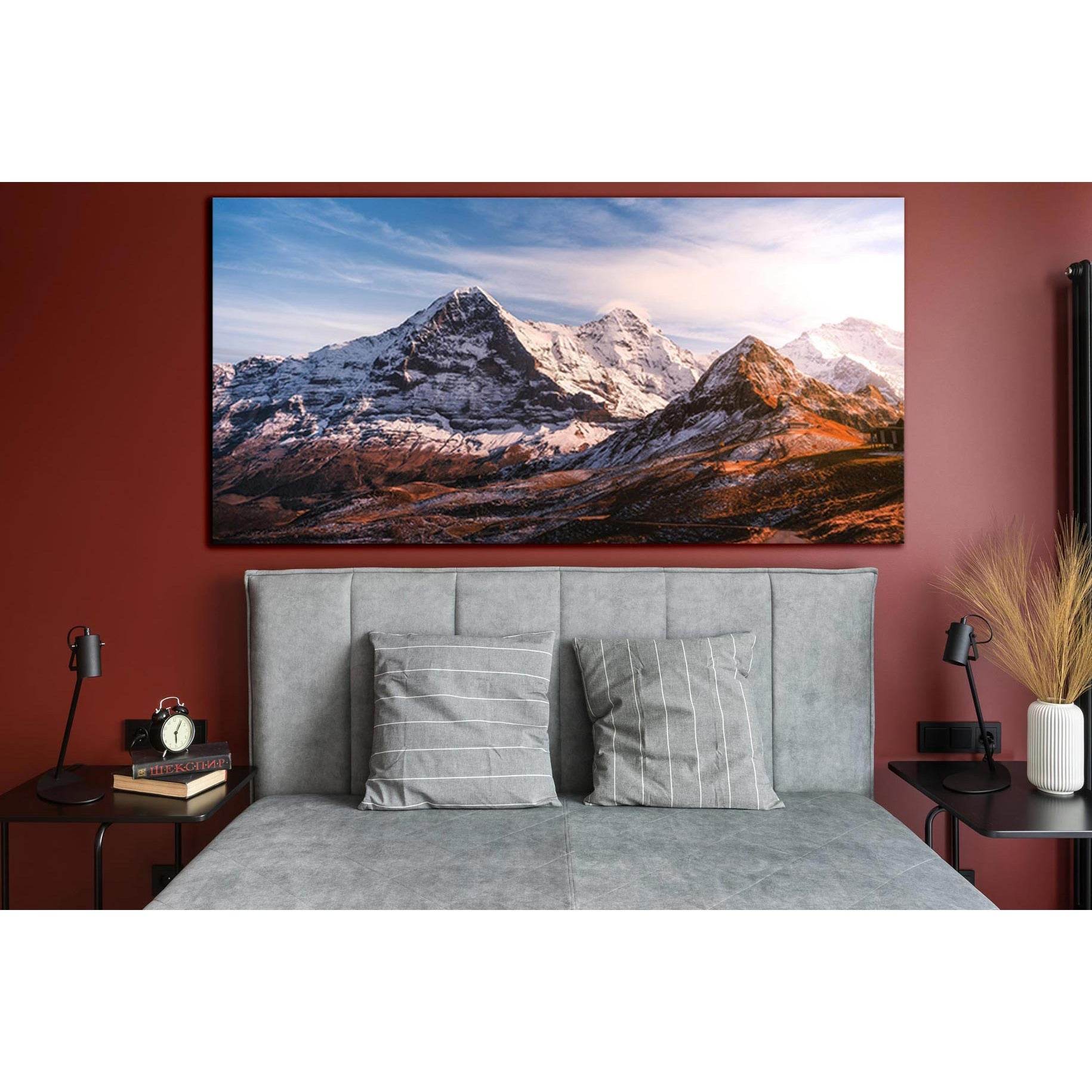 Beautiful Mountains №SL1584 Ready to Hang Canvas Print