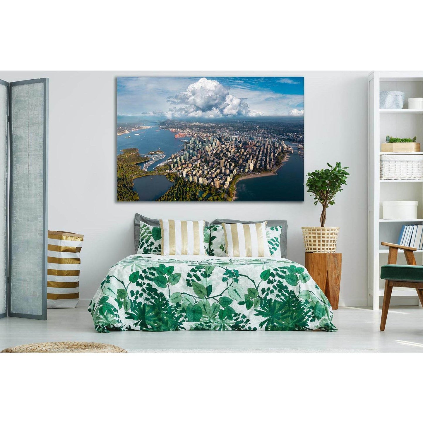 Stanley Park And Downtown Vancouver Skyline №SL379 Ready to Hang Canvas PrintCanvas art arrives ready to hang, with hanging accessories included and no additional framing required. Every canvas print is hand-crafted, made on-demand at our workshop and exp