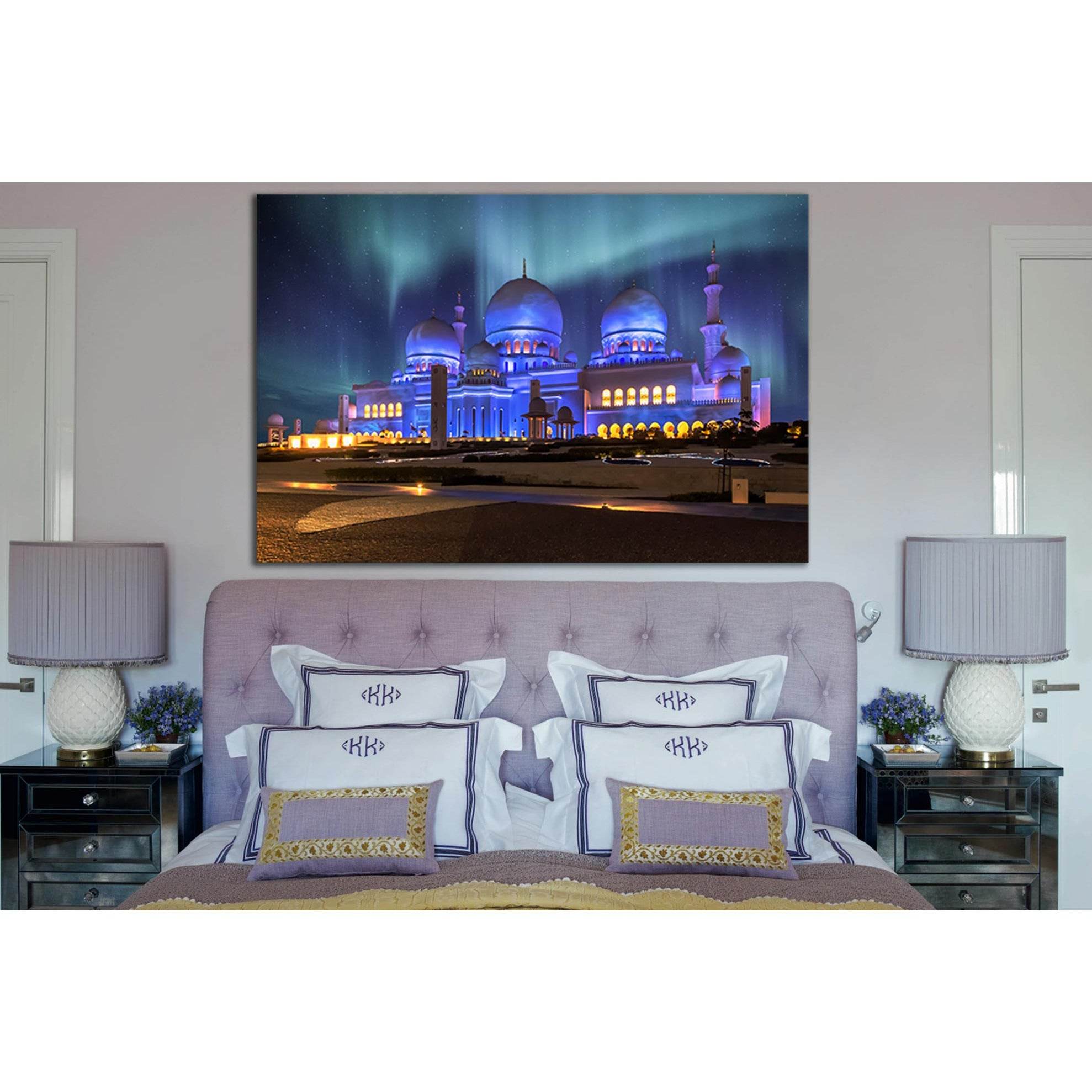 Architecture Sheikh Zayed Grand Mosque №SL1375 Ready to Hang Canvas Print