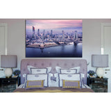 Cityscape Kuwait City At Sunset №SL1468 Ready to Hang Canvas Print