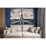 Eiffel Tower Creative Geometric Cityscape №SL1465 Ready to Hang Canvas Print