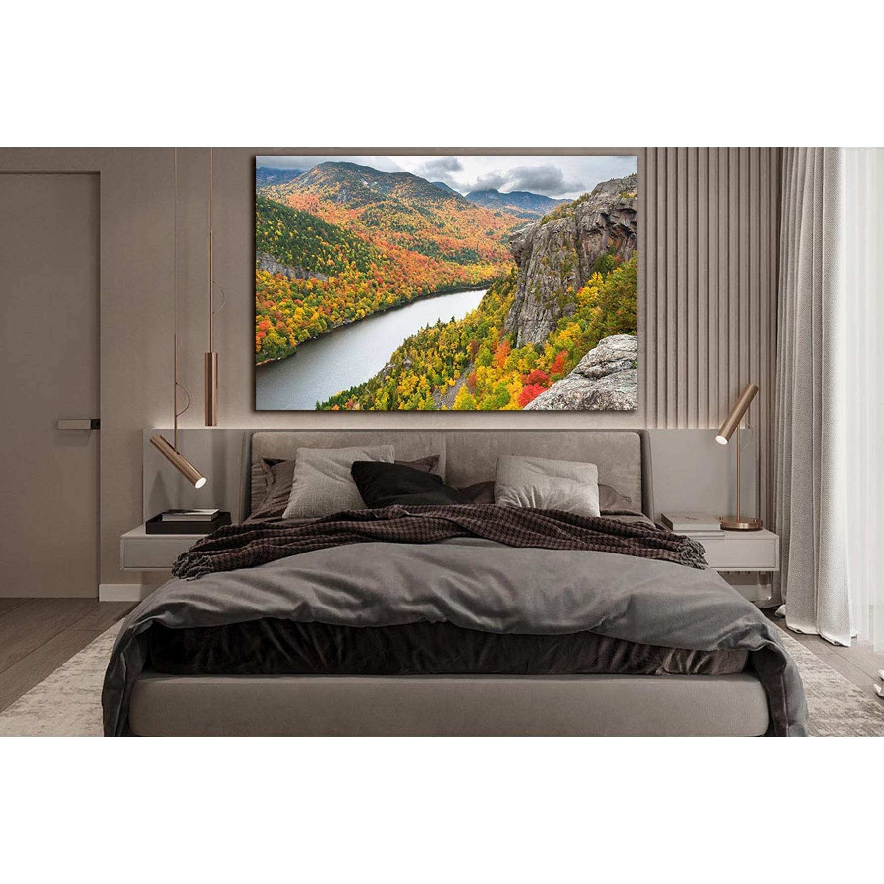 Adirondack Mountains Autumn №SL1475 Ready to Hang Canvas PrintCanvas art arrives ready to hang, with hanging accessories included and no additional framing required. Every canvas print is hand-crafted, made on-demand at our workshop and expertly stretched