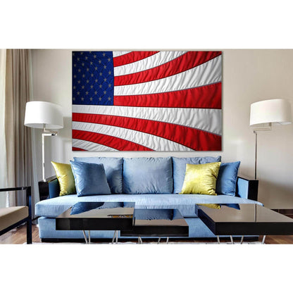 American Flag №SL1210 Ready to Hang Canvas PrintCanvas art arrives ready to hang, with hanging accessories included and no additional framing required. Every canvas print is hand-crafted, made on-demand at our workshop and expertly stretched around 100% N