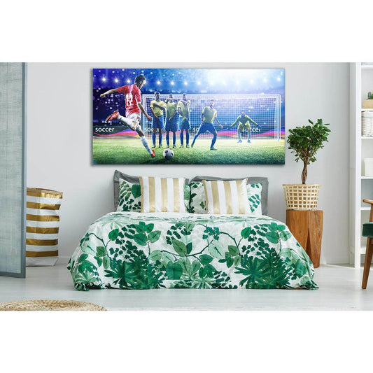 Penalty Football Addictive Moment №SL929 Ready to Hang Canvas PrintCanvas art arrives ready to hang, with hanging accessories included and no additional framing required. Every canvas print is hand-crafted, made on-demand at our workshop and expertly stre