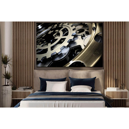 Metal Gears Clockwork №SL1424 Ready to Hang Canvas PrintCanvas art arrives ready to hang, with hanging accessories included and no additional framing required. Every canvas print is hand-crafted, made on-demand at our workshop and expertly stretched aroun