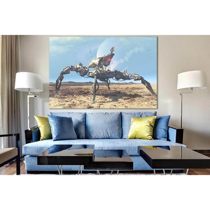Girl Sitting On The Robot №SL1299 Ready to Hang Canvas PrintCanvas art arrives ready to hang, with hanging accessories included and no additional framing required. Every canvas print is hand-crafted, made on-demand at our workshop and expertly stretched a