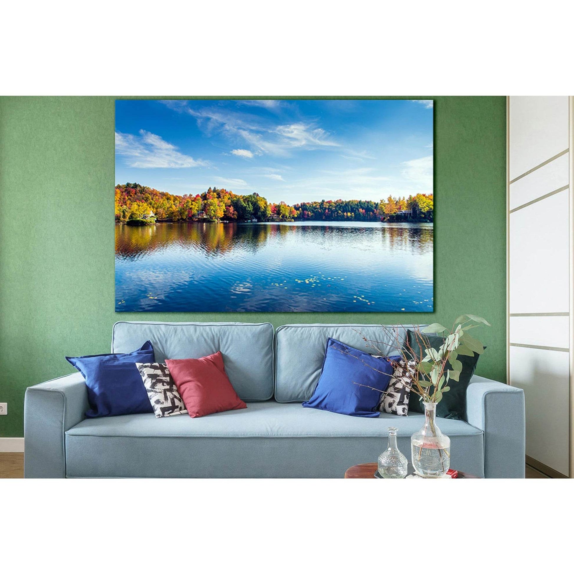 Greenwood lake Foliage Autumn №SL1478 Ready to Hang Canvas PrintCanvas art arrives ready to hang, with hanging accessories included and no additional framing required. Every canvas print is hand-crafted, made on-demand at our workshop and expertly stretch