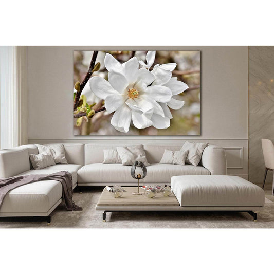 Blooming Magnolia №SL497 Ready to Hang Canvas PrintCanvas art arrives ready to hang, with hanging accessories included and no additional framing required. Every canvas print is hand-crafted, made on-demand at our workshop and expertly stretched around 100