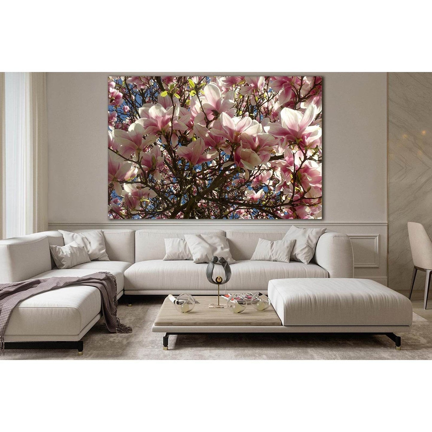 Beautiful Magnolia Flowers №SL805 Ready to Hang Canvas PrintCanvas art arrives ready to hang, with hanging accessories included and no additional framing required. Every canvas print is hand-crafted, made on-demand at our workshop and expertly stretched a