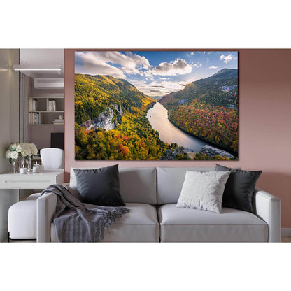 River Mountains Fall Clouds Tree №SL1477 Ready to Hang Canvas PrintCanvas art arrives ready to hang, with hanging accessories included and no additional framing required. Every canvas print is hand-crafted, made on-demand at our workshop and expertly stre