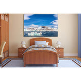 Glacier And The Three Crown Mountains №SL1357 Ready to Hang Canvas Print
