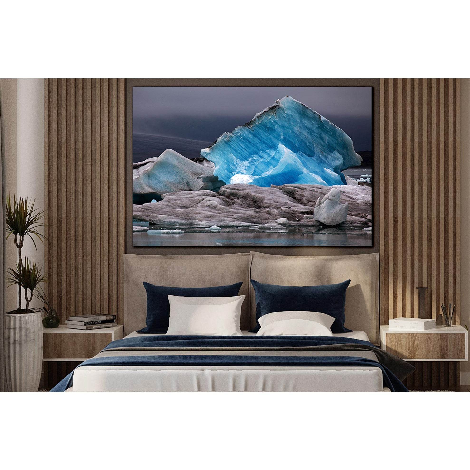 Lake Of The Vatnajökull Glacier №SL1351 Ready to Hang Canvas Print