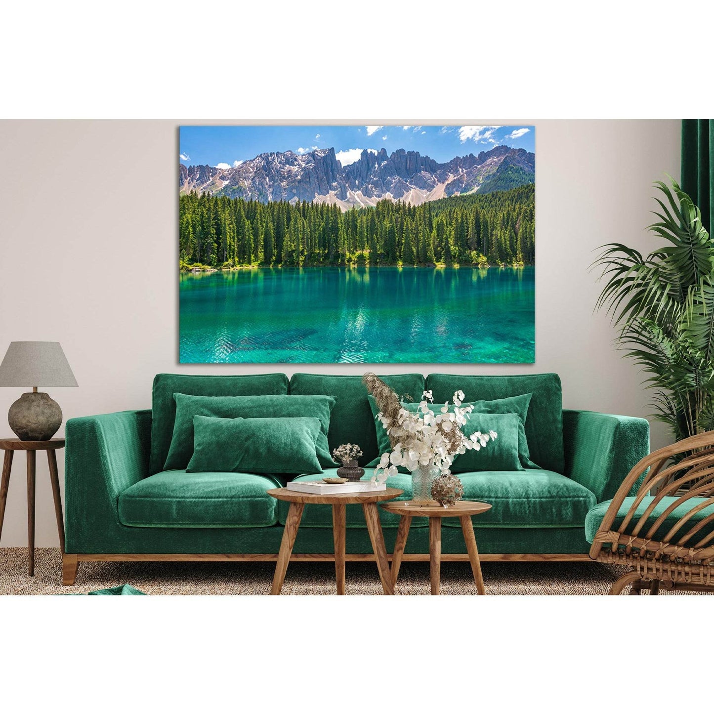 Italy Alps Mountain And Lake №SL1576 Ready to Hang Canvas PrintCanvas art arrives ready to hang, with hanging accessories included and no additional framing required. Every canvas print is hand-crafted, made on-demand at our workshop and expertly stretche