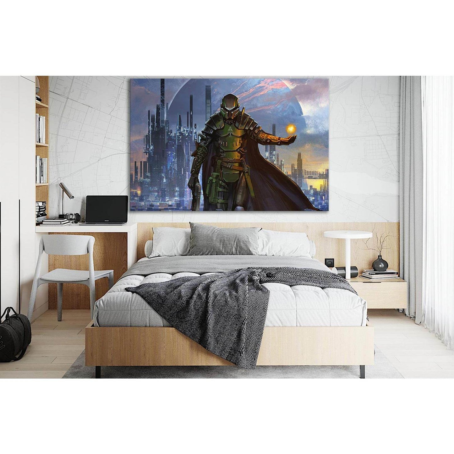 Great Fantastic Warrior №SL1285 Ready to Hang Canvas PrintCanvas art arrives ready to hang, with hanging accessories included and no additional framing required. Every canvas print is hand-crafted, made on-demand at our workshop and expertly stretched aro
