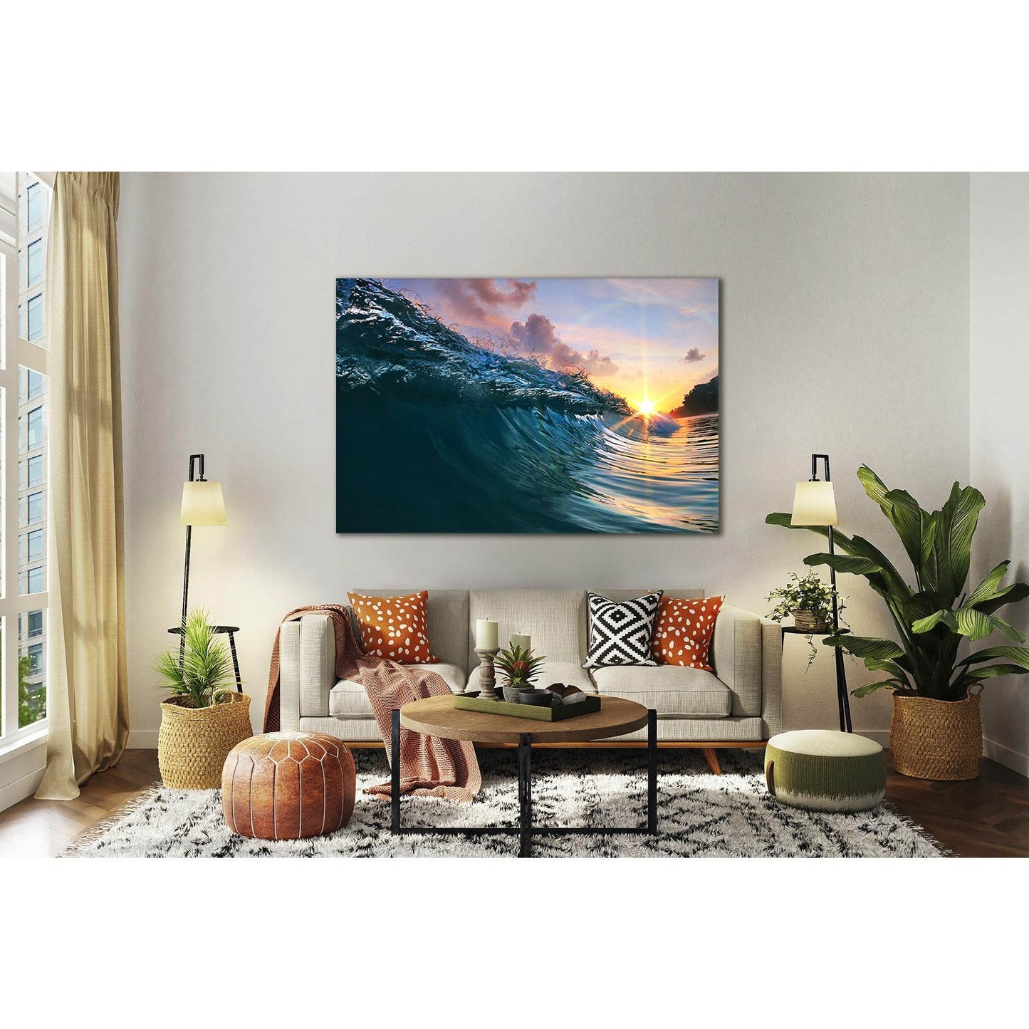 Beautiful Blue Wave №SL55 Ready to Hang Canvas PrintCanvas art arrives ready to hang, with hanging accessories included and no additional framing required. Every canvas print is hand-crafted, made on-demand at our workshop and expertly stretched around 10