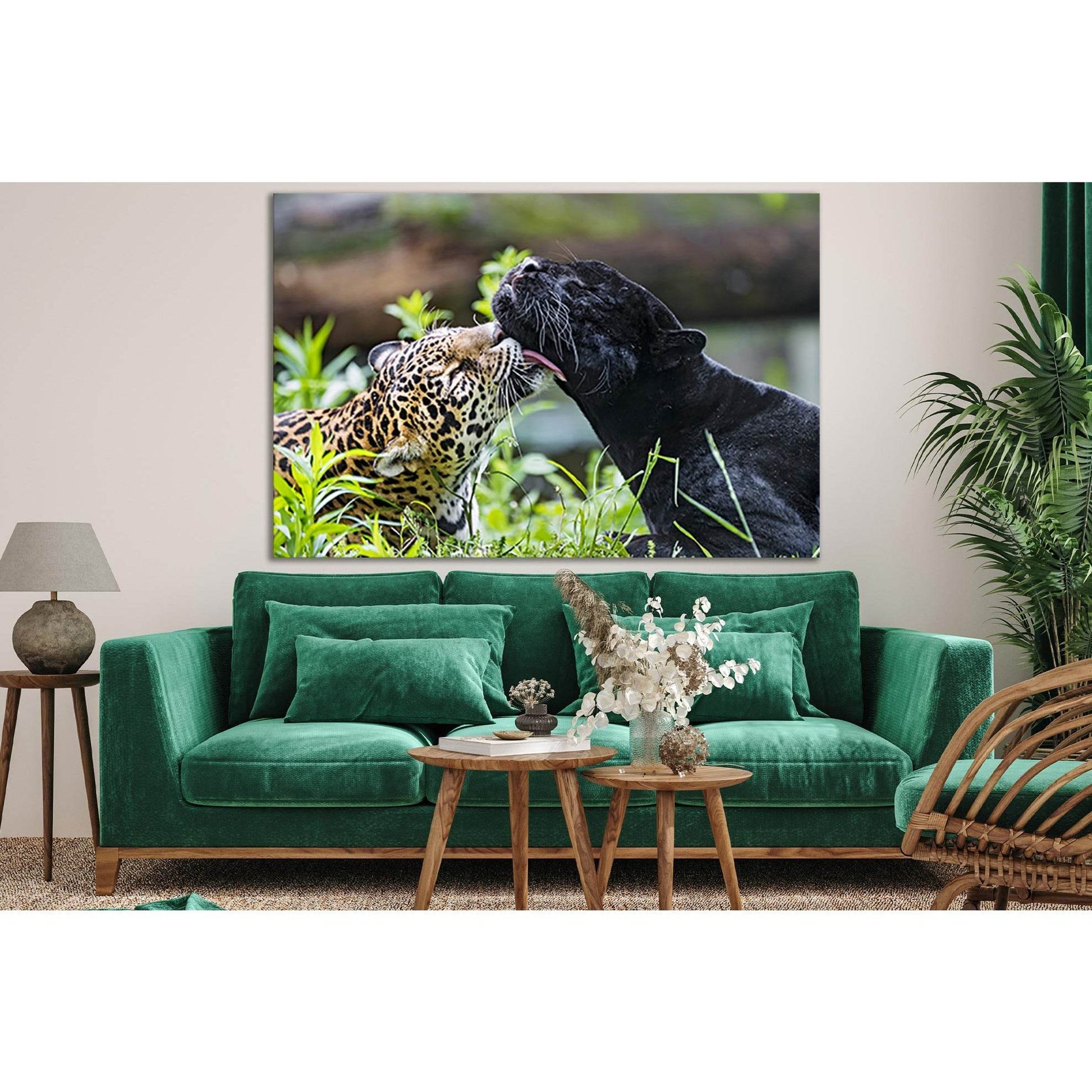 Tender Moment With Leopards №SL1519 Ready to Hang Canvas PrintCanvas art arrives ready to hang, with hanging accessories included and no additional framing required. Every canvas print is hand-crafted, made on-demand at our workshop and expertly stretched