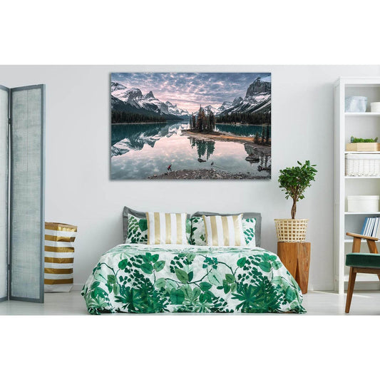 Maligne Lake №Sl36 Ready to Hang Canvas PrintCanvas art arrives ready to hang, with hanging accessories included and no additional framing required. Every canvas print is hand-crafted, made on-demand at our workshop and expertly stretched around 100% Nort