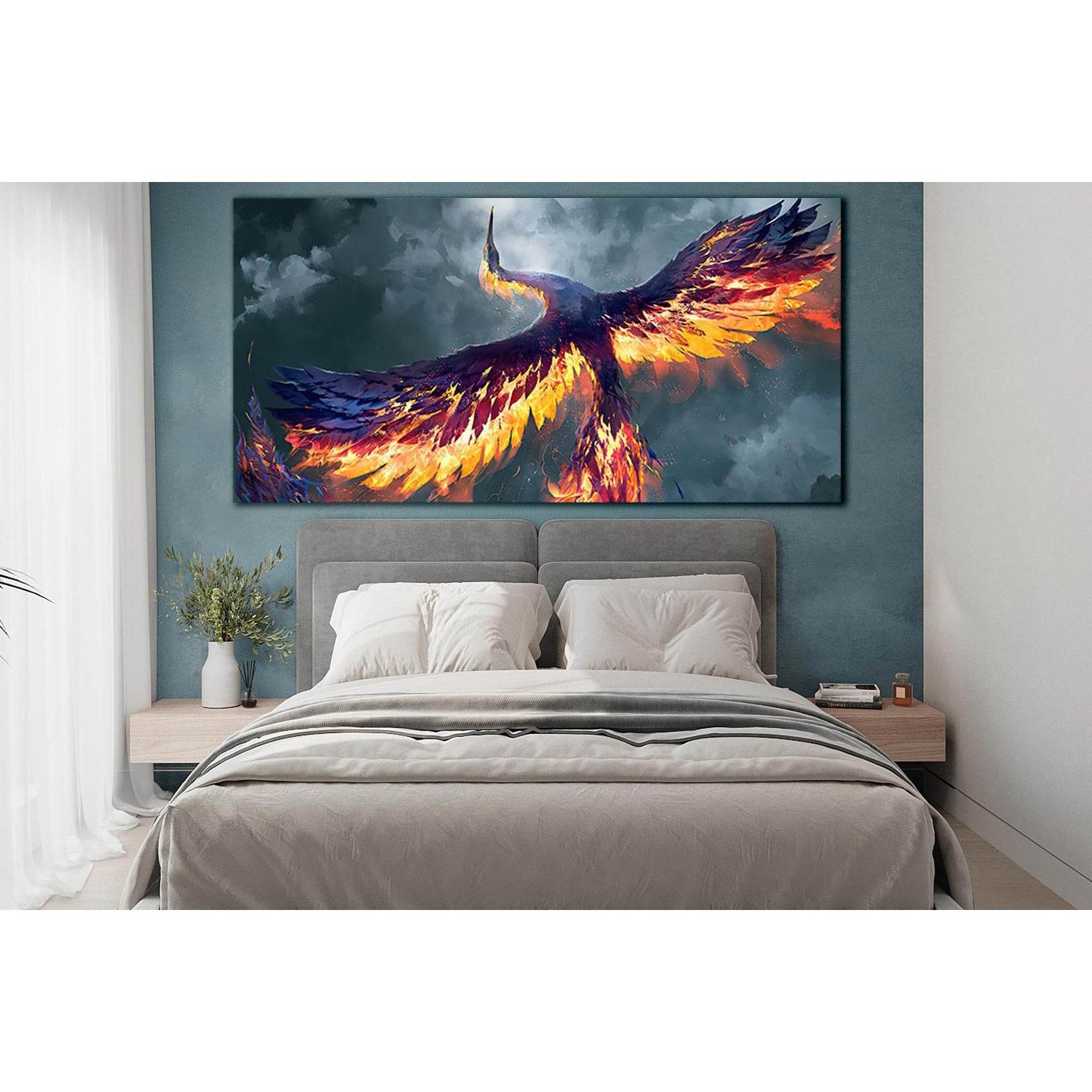 Fantasy Phoenix №SL1274 Ready to Hang Canvas PrintCanvas art arrives ready to hang, with hanging accessories included and no additional framing required. Every canvas print is hand-crafted, made on-demand at our workshop and expertly stretched around 100%