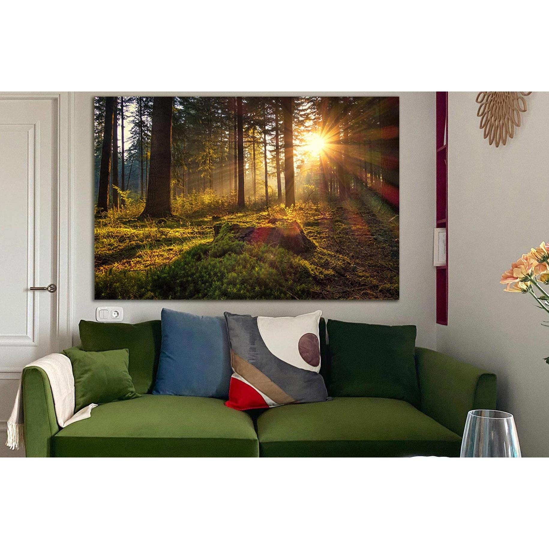 Morning In The Forest №SL1074 Ready to Hang Canvas PrintCanvas art arrives ready to hang, with hanging accessories included and no additional framing required. Every canvas print is hand-crafted, made on-demand at our workshop and expertly stretched aroun