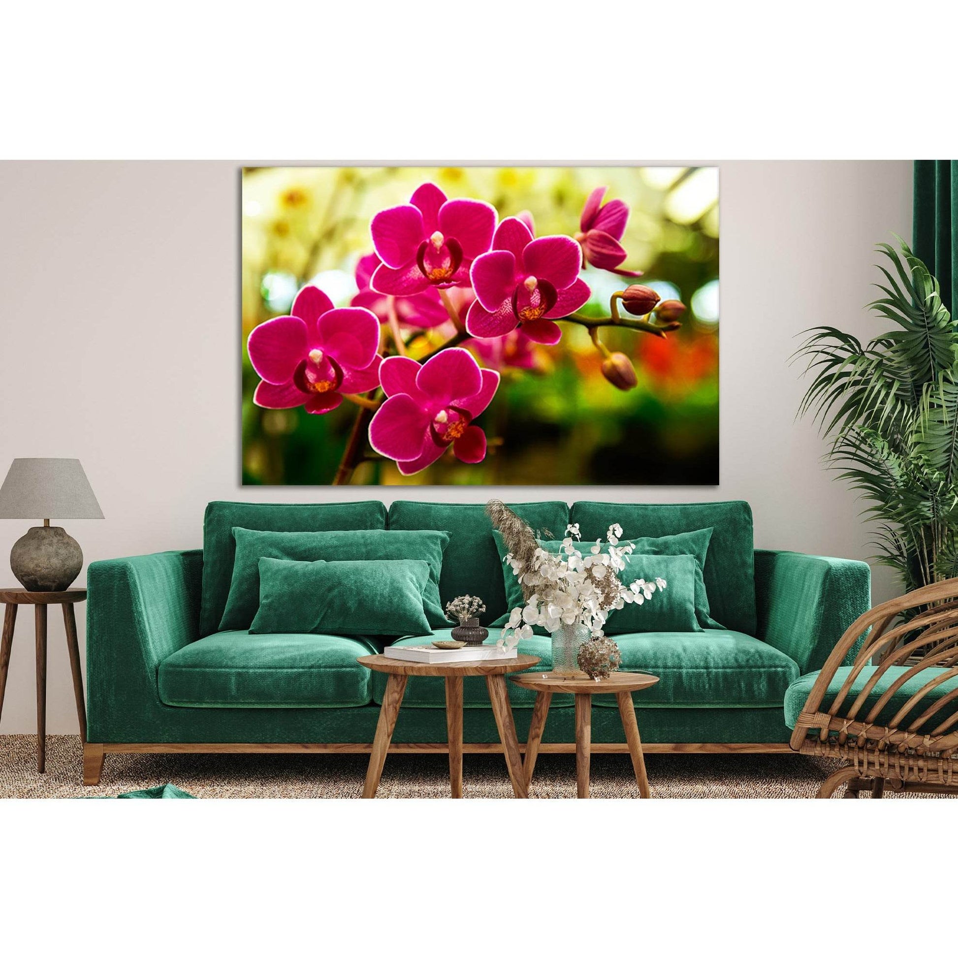 Orchid Flower In Tropical Garden №SL715 Ready to Hang Canvas PrintCanvas art arrives ready to hang, with hanging accessories included and no additional framing required. Every canvas print is hand-crafted, made on-demand at our workshop and expertly stret