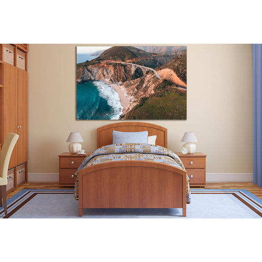 White Bridge Over The Sea №SL1148 Ready to Hang Canvas PrintCanvas art arrives ready to hang, with hanging accessories included and no additional framing required. Every canvas print is hand-crafted, made on-demand at our workshop and expertly stretched a