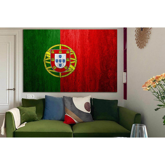 Flag Of Portugal №SL1211 Ready to Hang Canvas PrintCanvas art arrives ready to hang, with hanging accessories included and no additional framing required. Every canvas print is hand-crafted, made on-demand at our workshop and expertly stretched around 100