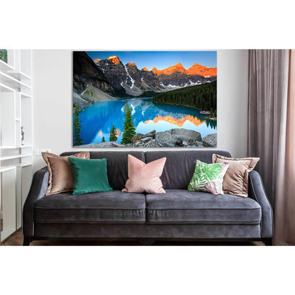 Turquoise Lake In The Mountains №SL1567 Ready to Hang Canvas PrintCanvas art arrives ready to hang, with hanging accessories included and no additional framing required. Every canvas print is hand-crafted, made on-demand at our workshop and expertly stret