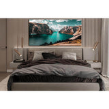 Huge Lake Between Mountains №SL1591 Ready to Hang Canvas Print