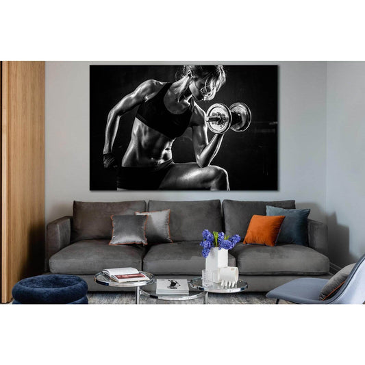 Beautiful Athletic Woman №SL892 Ready to Hang Canvas PrintCanvas art arrives ready to hang, with hanging accessories included and no additional framing required. Every canvas print is hand-crafted, made on-demand at our workshop and expertly stretched aro