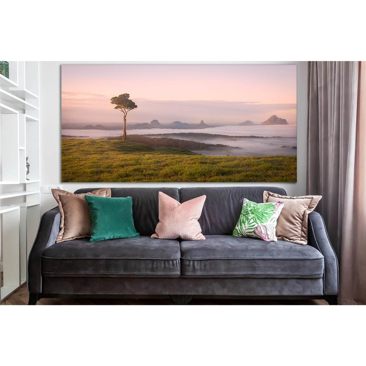 Lonely Pine And Misty Morning №SL1073 Ready to Hang Canvas PrintCanvas art arrives ready to hang, with hanging accessories included and no additional framing required. Every canvas print is hand-crafted, made on-demand at our workshop and expertly stretch