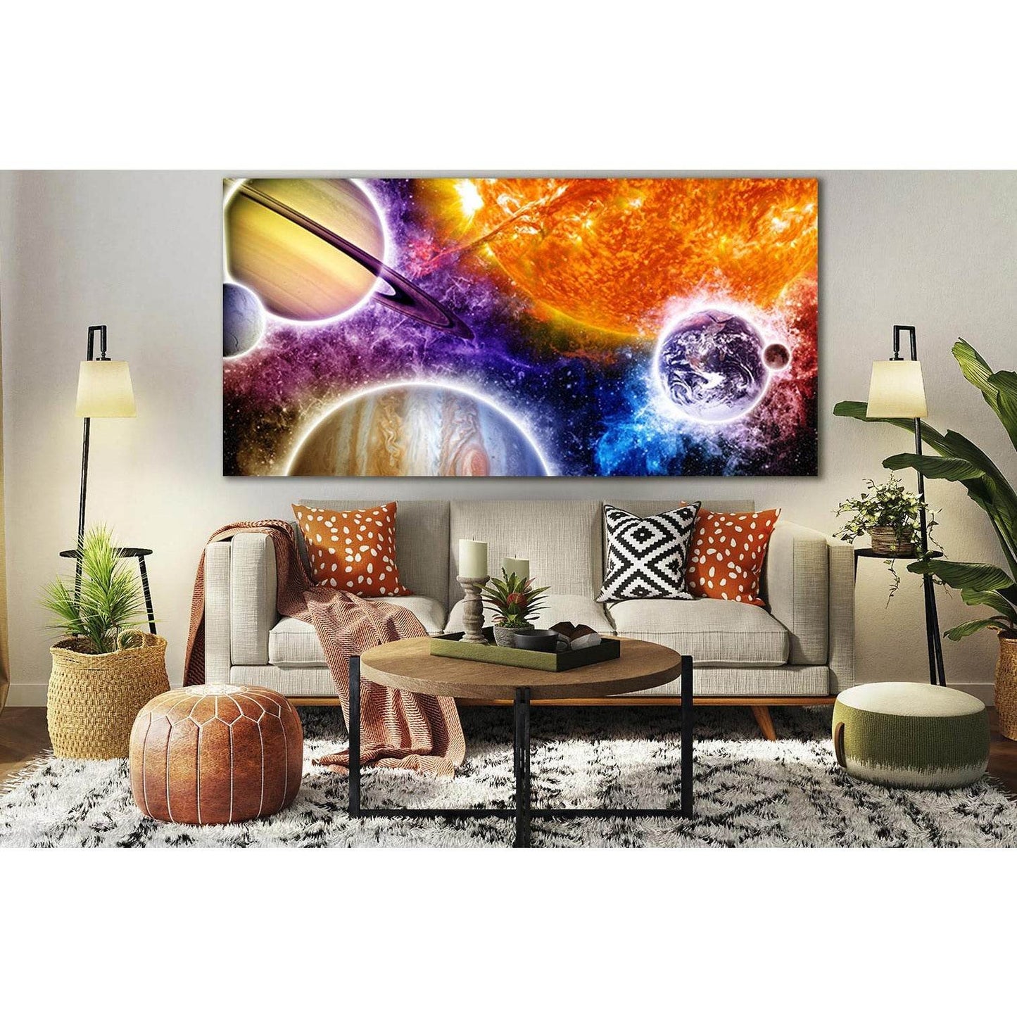 Planets Of The Solar System №SL978 Ready to Hang Canvas PrintCanvas art arrives ready to hang, with hanging accessories included and no additional framing required. Every canvas print is hand-crafted, made on-demand at our workshop and expertly stretched