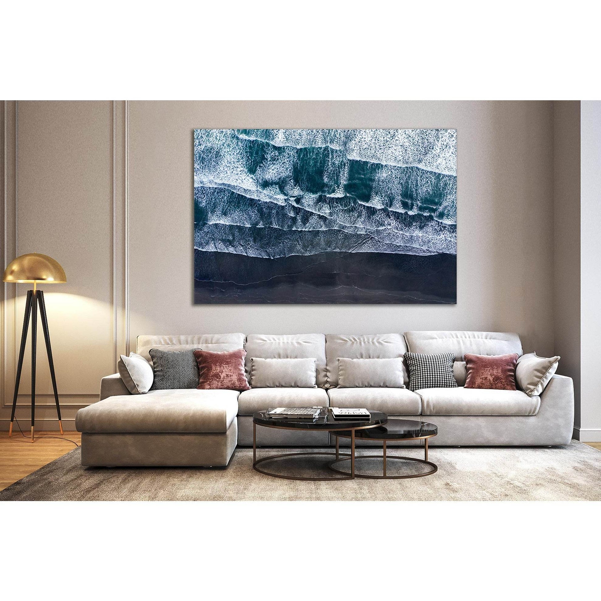 Atlantic Ocean Waves №SL51 Ready to Hang Canvas PrintCanvas art arrives ready to hang, with hanging accessories included and no additional framing required. Every canvas print is hand-crafted, made on-demand at our workshop and expertly stretched around 1