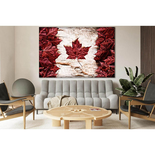 Maple Leaves Canadian Flag №SL1197 Ready to Hang Canvas PrintCanvas art arrives ready to hang, with hanging accessories included and no additional framing required. Every canvas print is hand-crafted, made on-demand at our workshop and expertly stretched