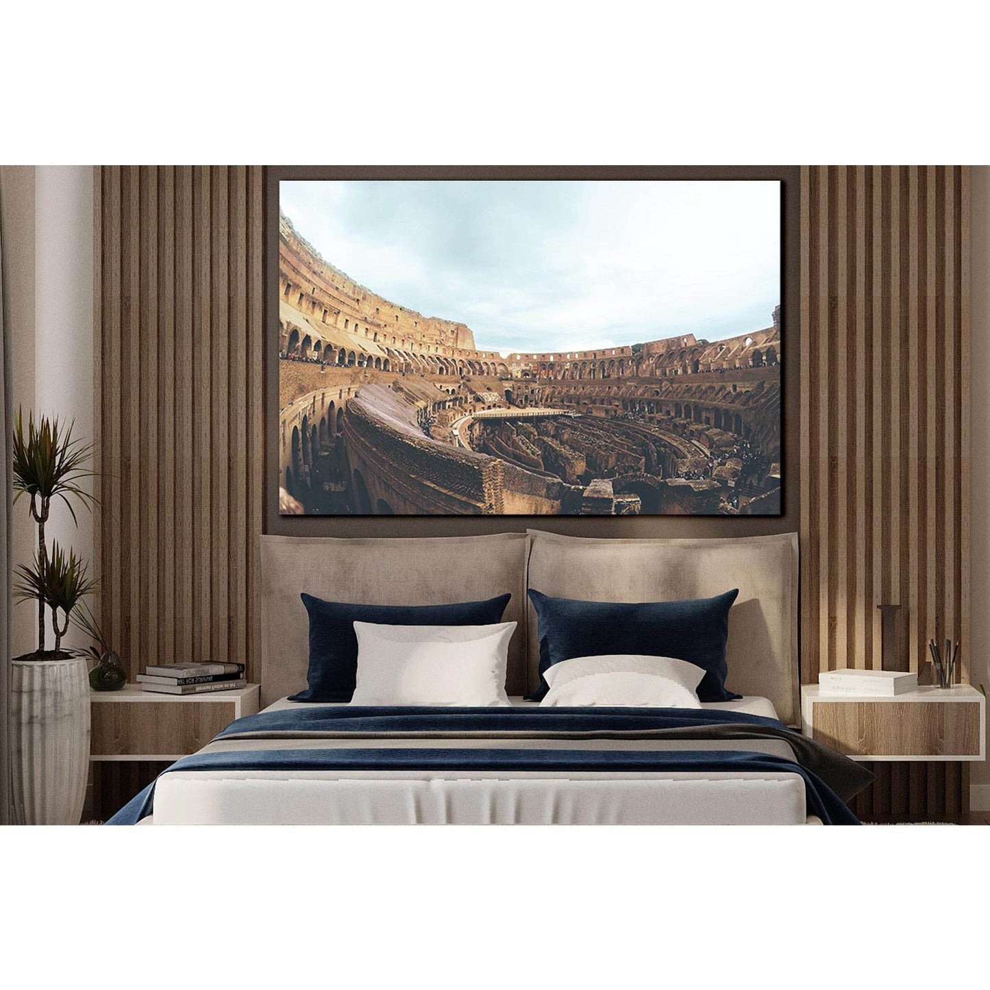 Inside The Coliseum In Rome №SL1406 Ready to Hang Canvas PrintCanvas art arrives ready to hang, with hanging accessories included and no additional framing required. Every canvas print is hand-crafted, made on-demand at our workshop and expertly stretched