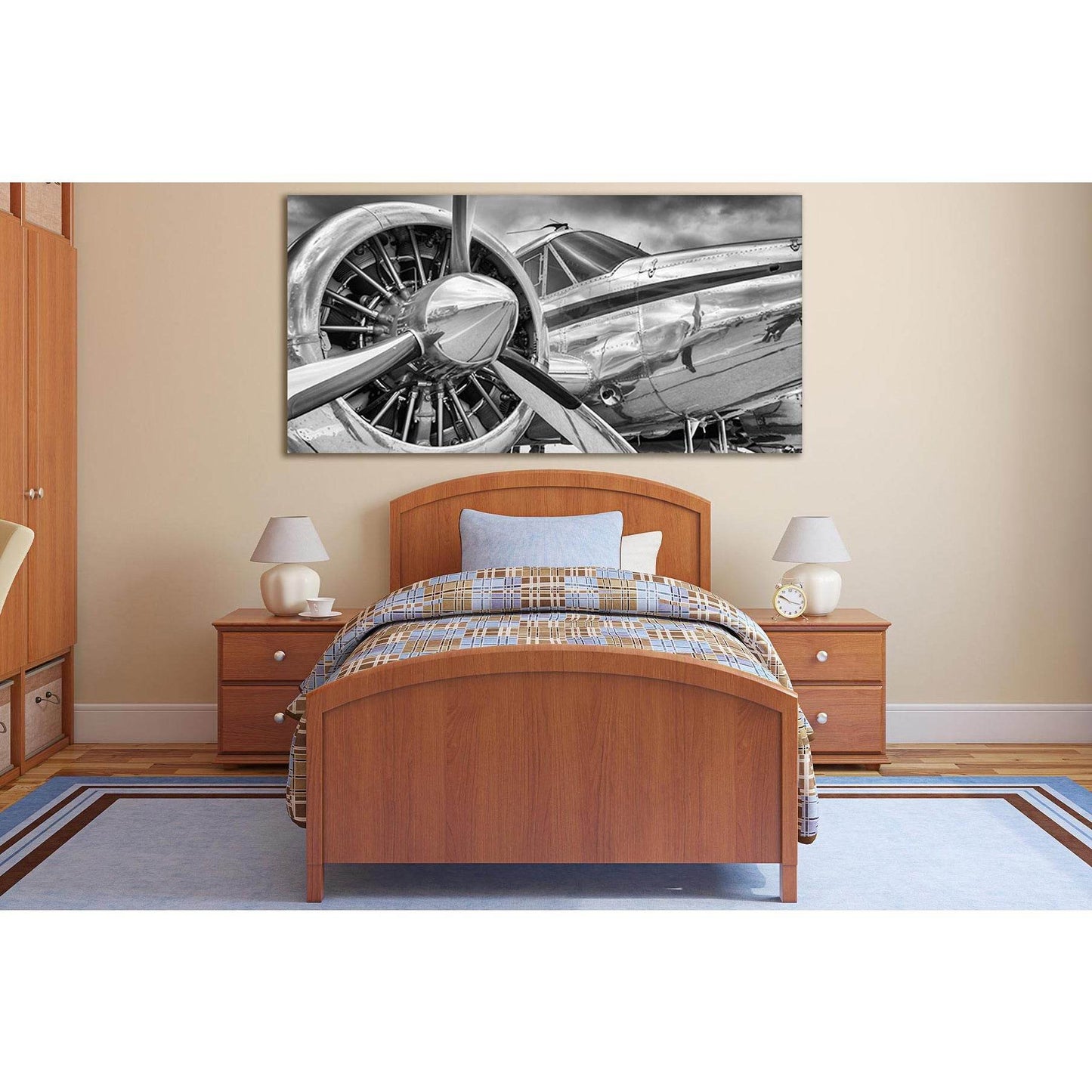 Aircraft Aviation Propeller №SL734 Ready to Hang Canvas PrintCanvas art arrives ready to hang, with hanging accessories included and no additional framing required. Every canvas print is hand-crafted, made on-demand at our workshop and expertly stretched