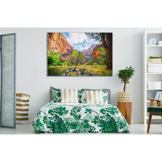 Canyon Of Zion National Park №Sl03 Ready to Hang Canvas PrintCanvas art arrives ready to hang, with hanging accessories included and no additional framing required. Every canvas print is hand-crafted, made on-demand at our workshop and expertly stretched